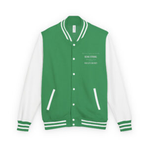 Heavyweight letterman jacket
