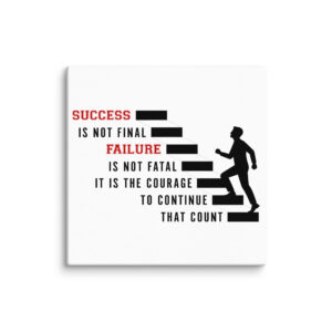 Success Is Not Final Canvas