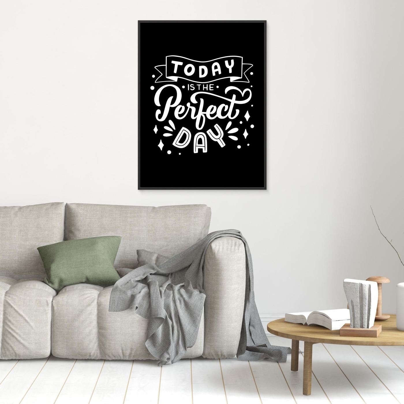 Today Is The Perfect Day SVG | Inspirational Quote Typography Design