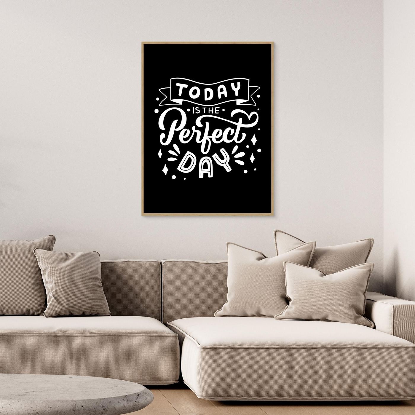 Today Is The Perfect Day SVG | Inspirational Quote Typography Design