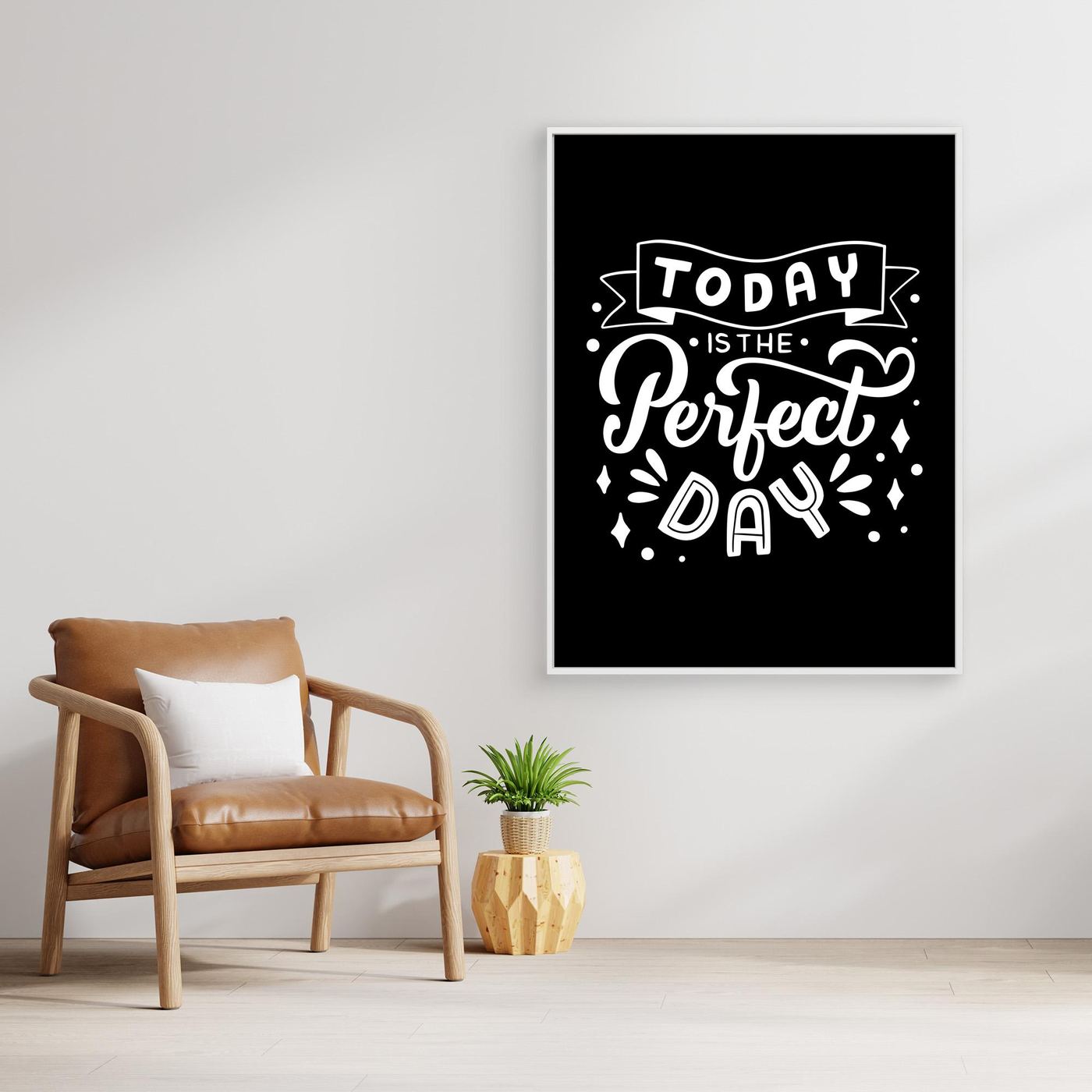 Today Is The Perfect Day SVG | Inspirational Quote Typography Design