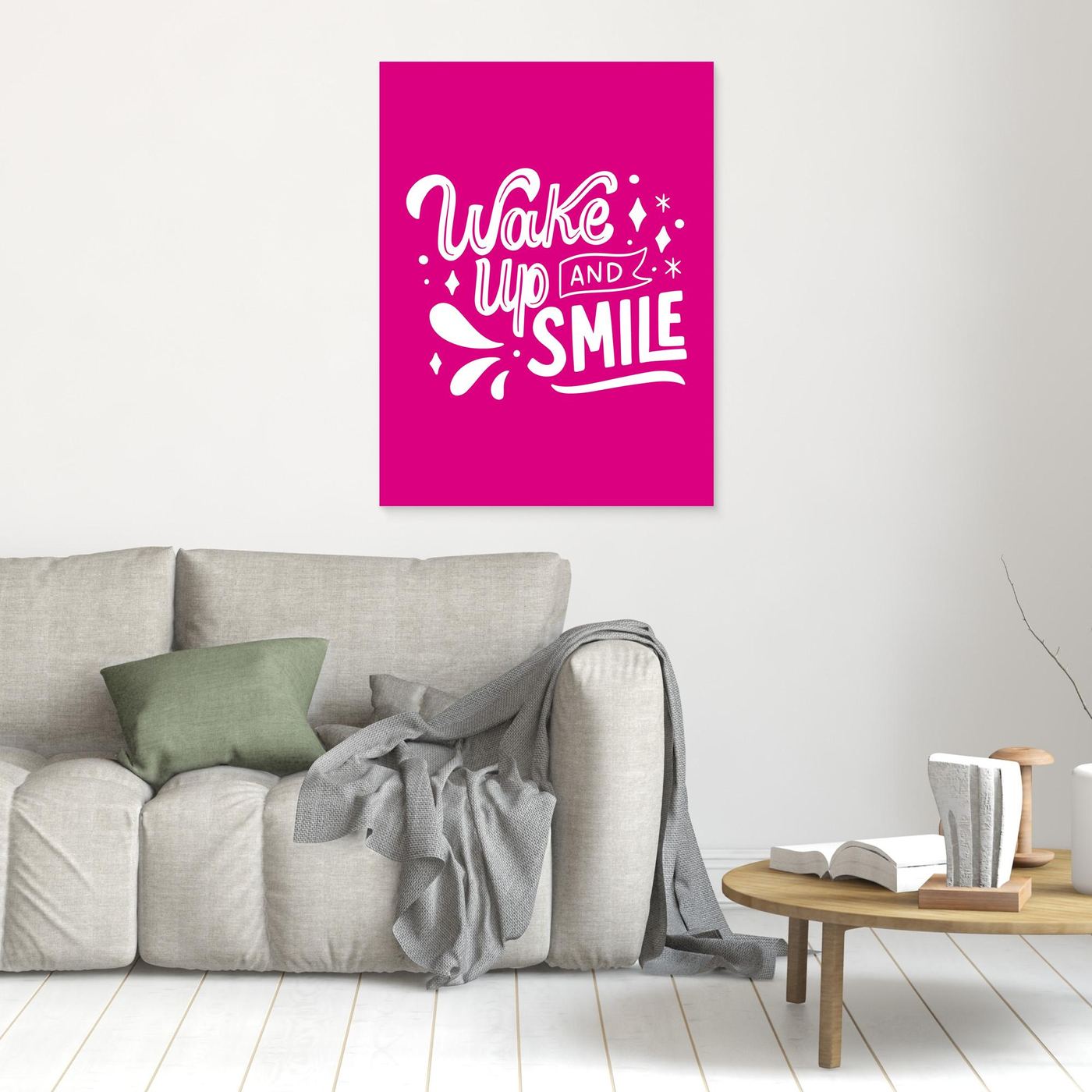 Wake Up And Smile SVG | Positive Morning Quote Typography
