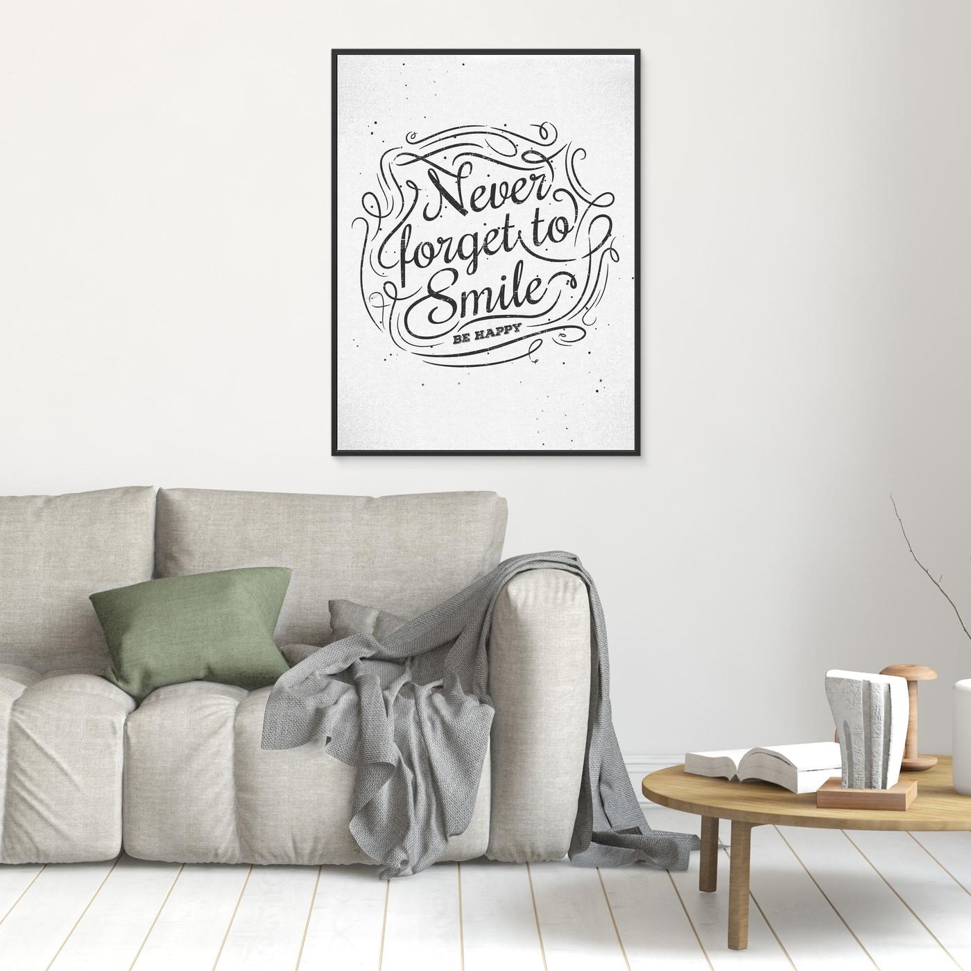 Never Forget to Smile SVG | Be Happy Inspirational Quote Typography Design
