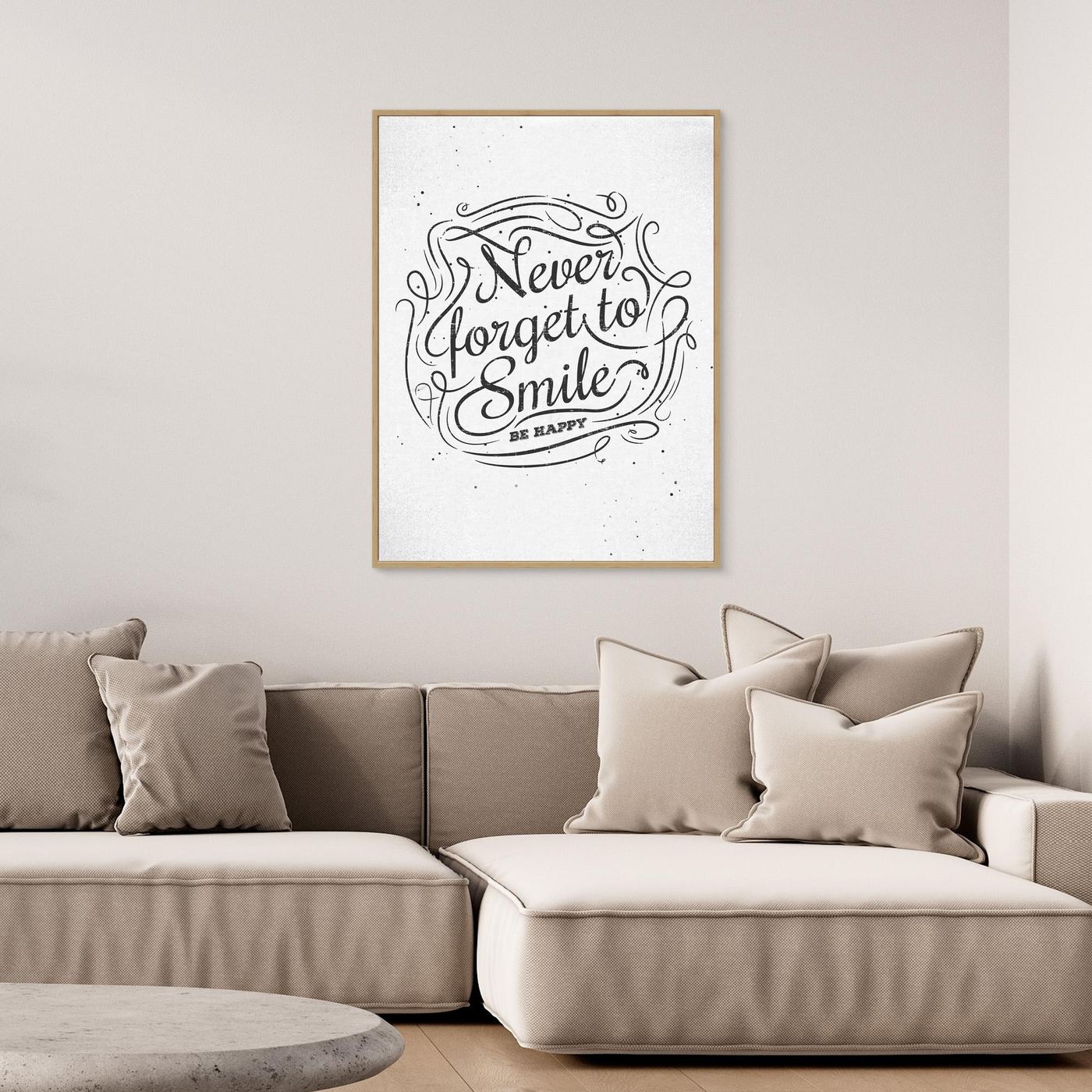 Never Forget to Smile SVG | Be Happy Inspirational Quote Typography Design