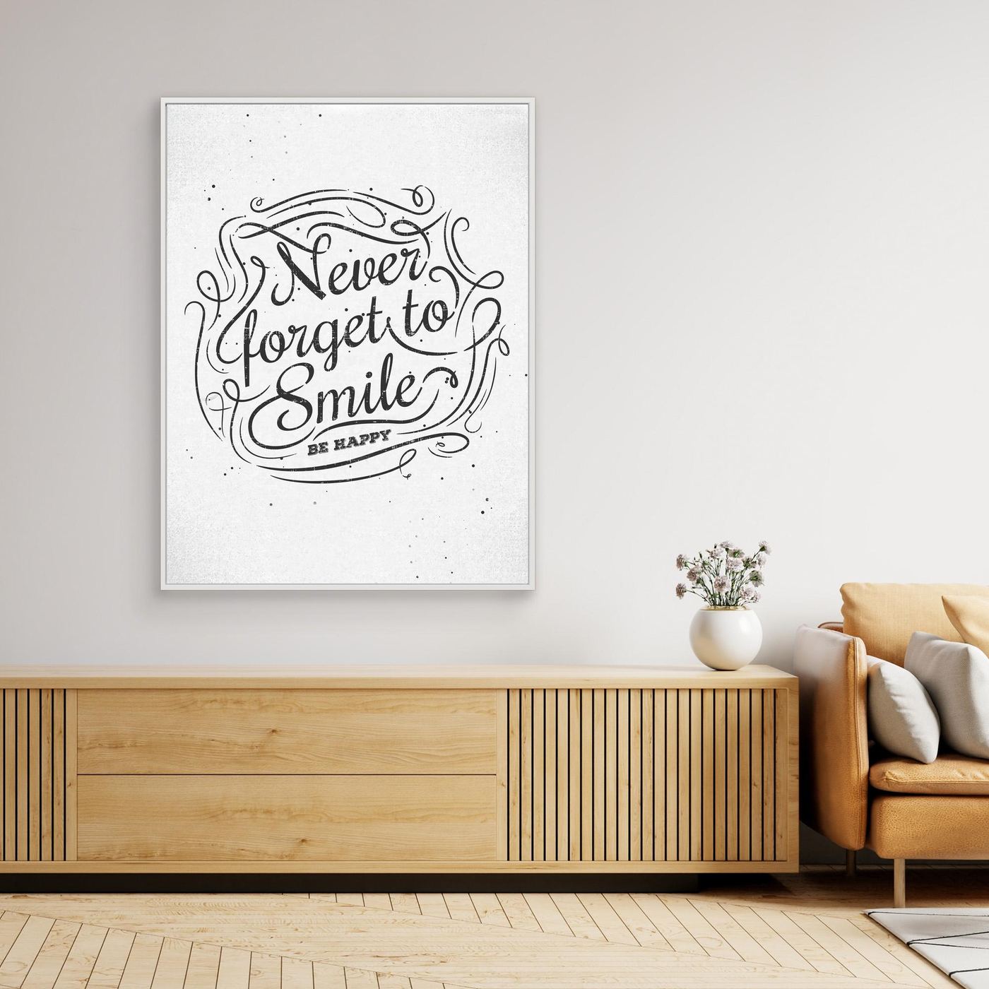 Never Forget to Smile SVG | Be Happy Inspirational Quote Typography Design