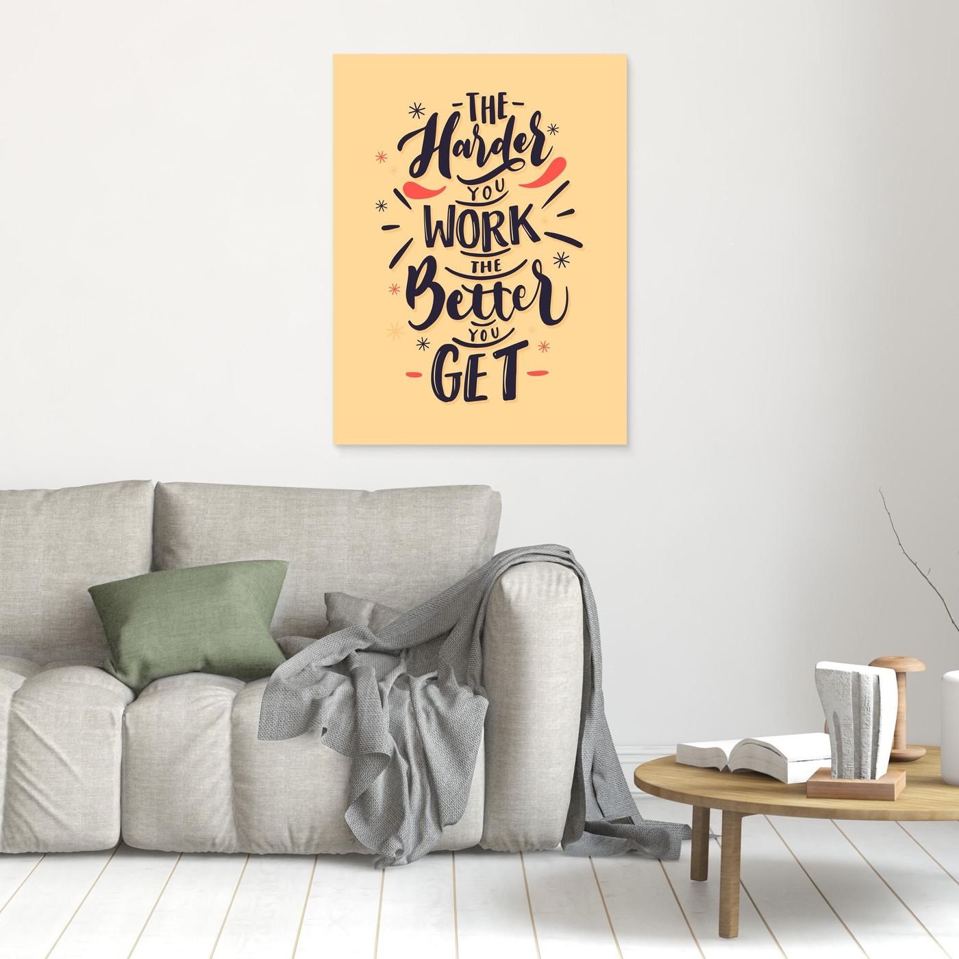 The Harder You Work The Better You Get SVG | Motivational Success Quote Typography Design