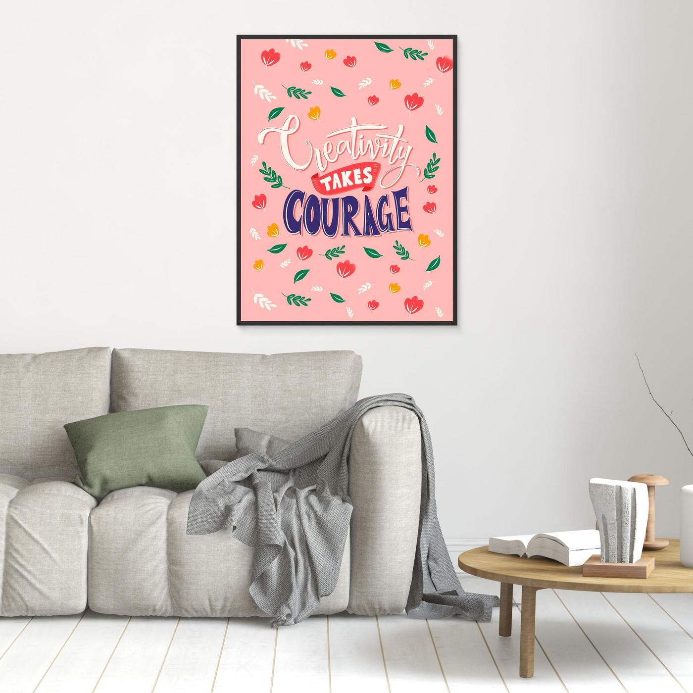 Creativity Takes Courage SVG | Inspirational Artist Quote Typography Design