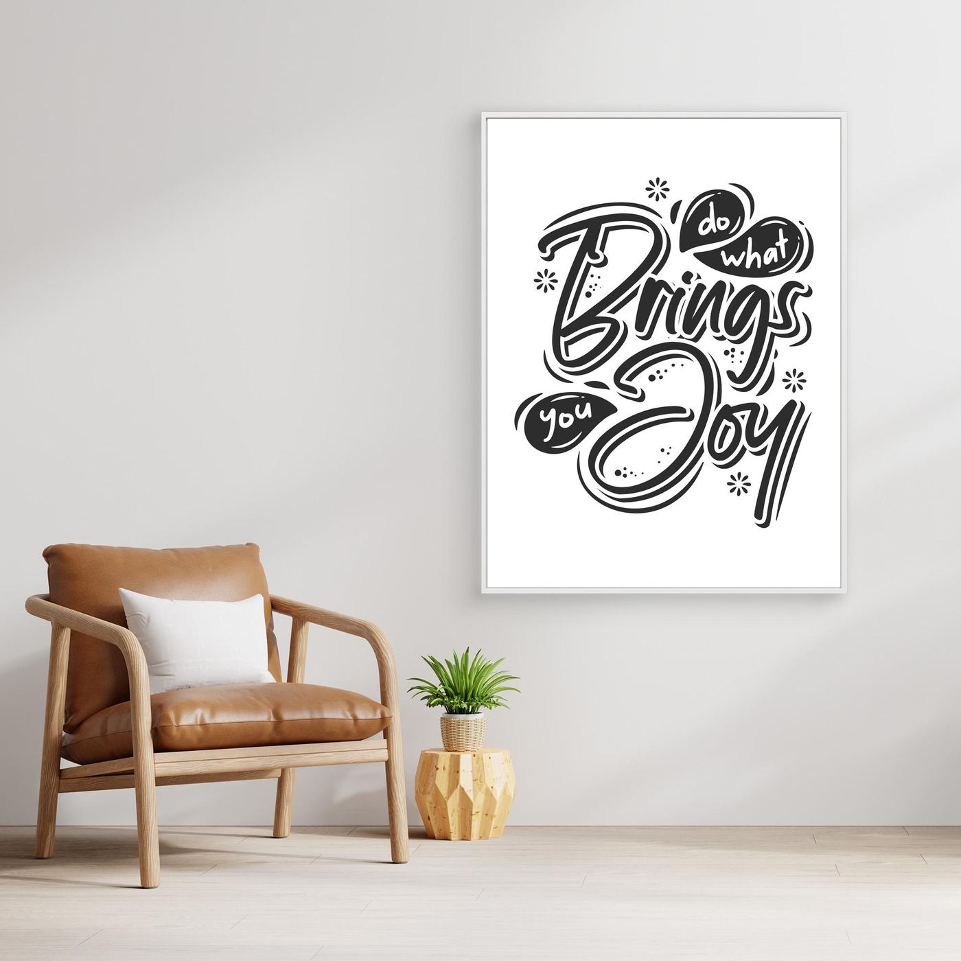Do What Brings You Joy | Inspirational Hand Lettering Typography