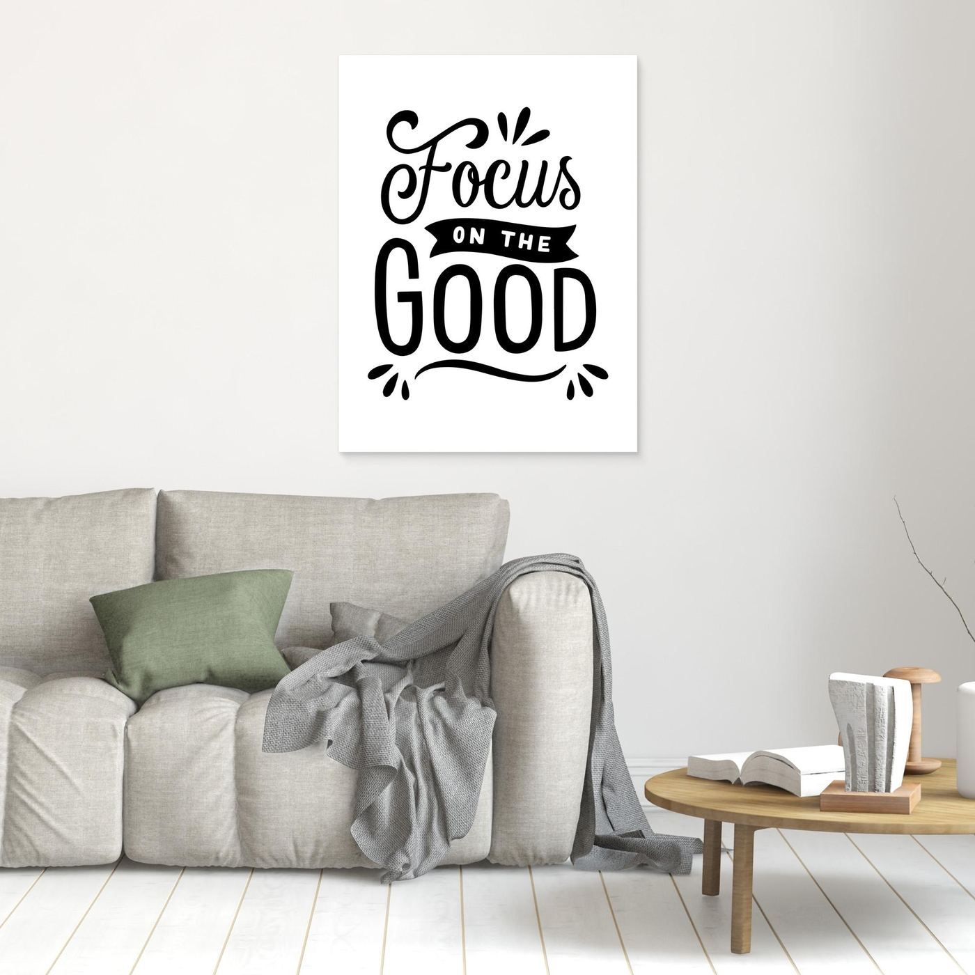 Focus on the Good | Positive Mindset Typography Design