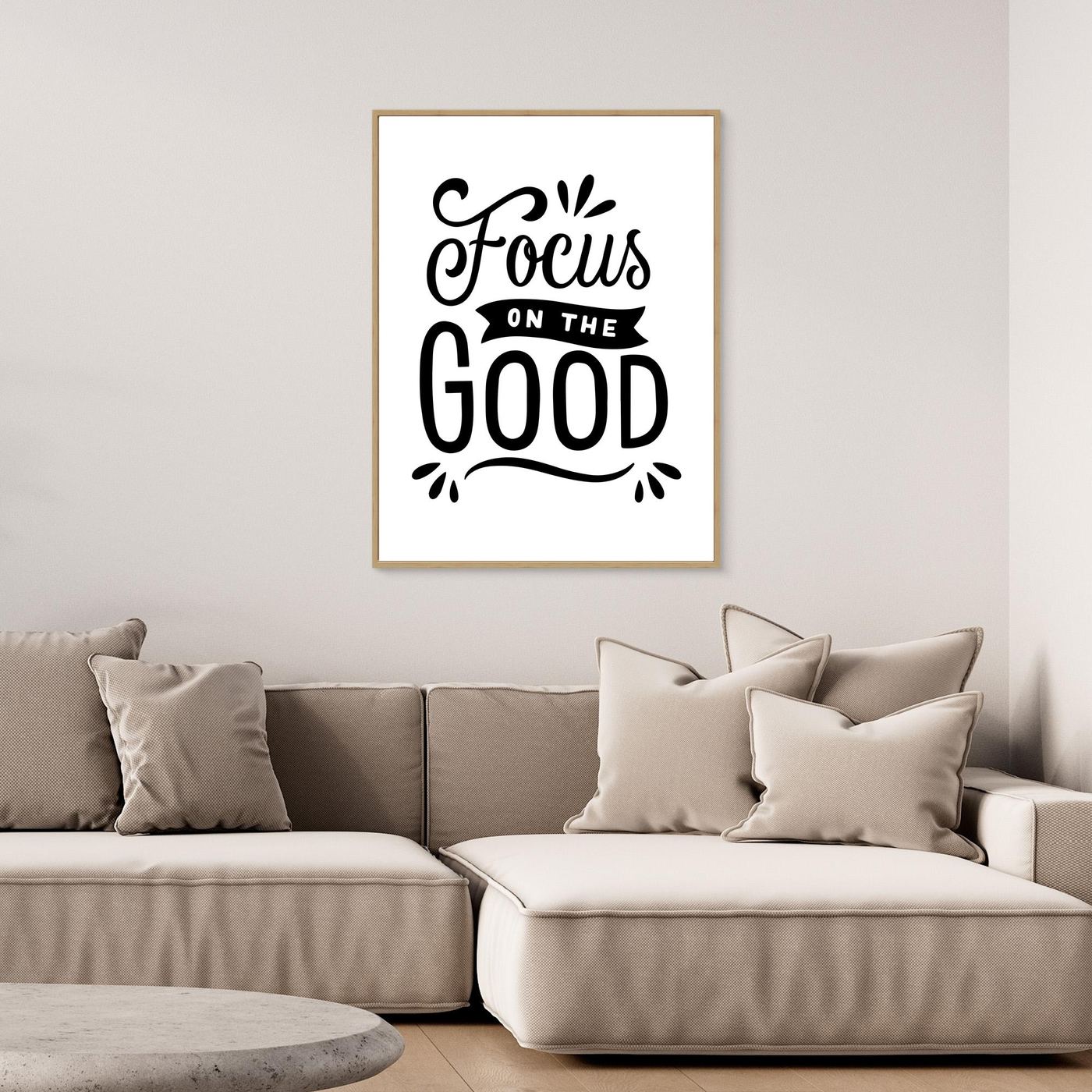 Focus on the Good | Positive Mindset Typography Design