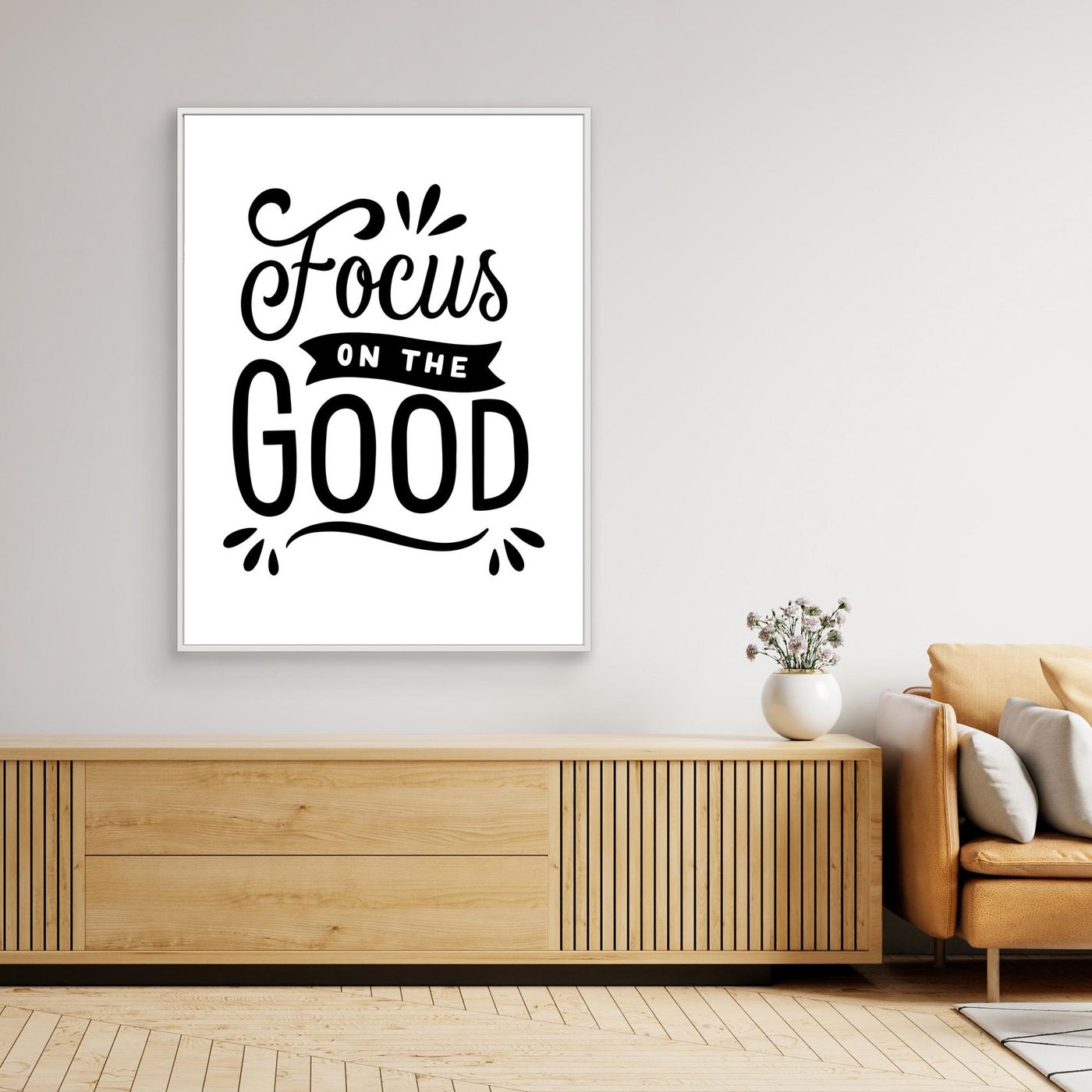 Focus on the Good | Positive Mindset Typography Design