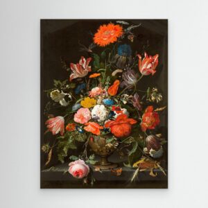 Dutch Floral Still Life | Vintage Flower Bouquet Oil Painting