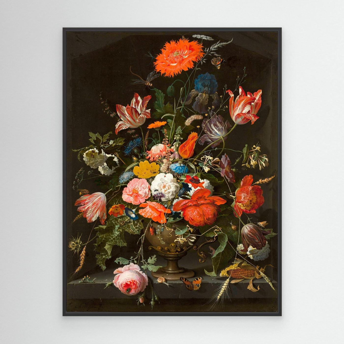 Dutch Floral Still Life | Vintage Flower Bouquet Oil Painting