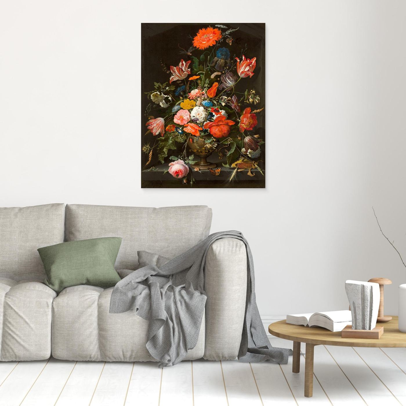 Dutch Floral Still Life | Vintage Flower Bouquet Oil Painting
