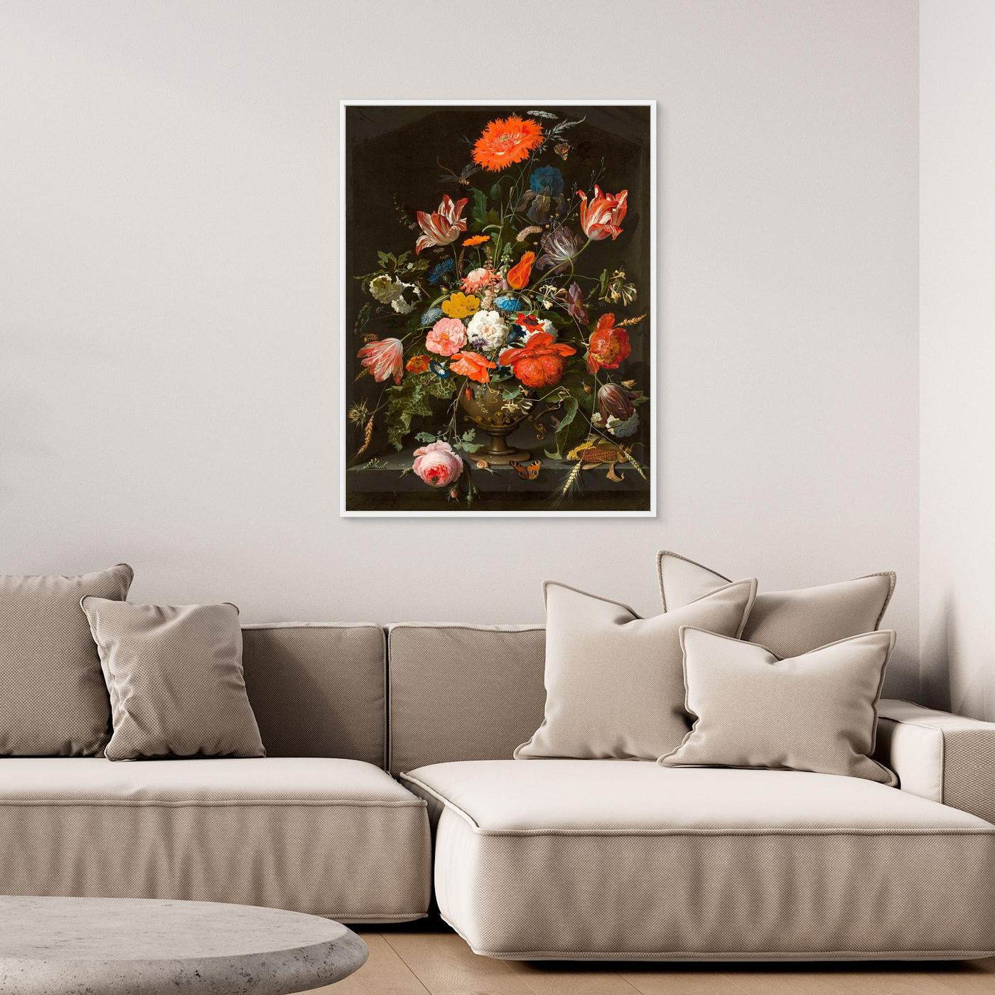 Dutch Floral Still Life | Vintage Flower Bouquet Oil Painting