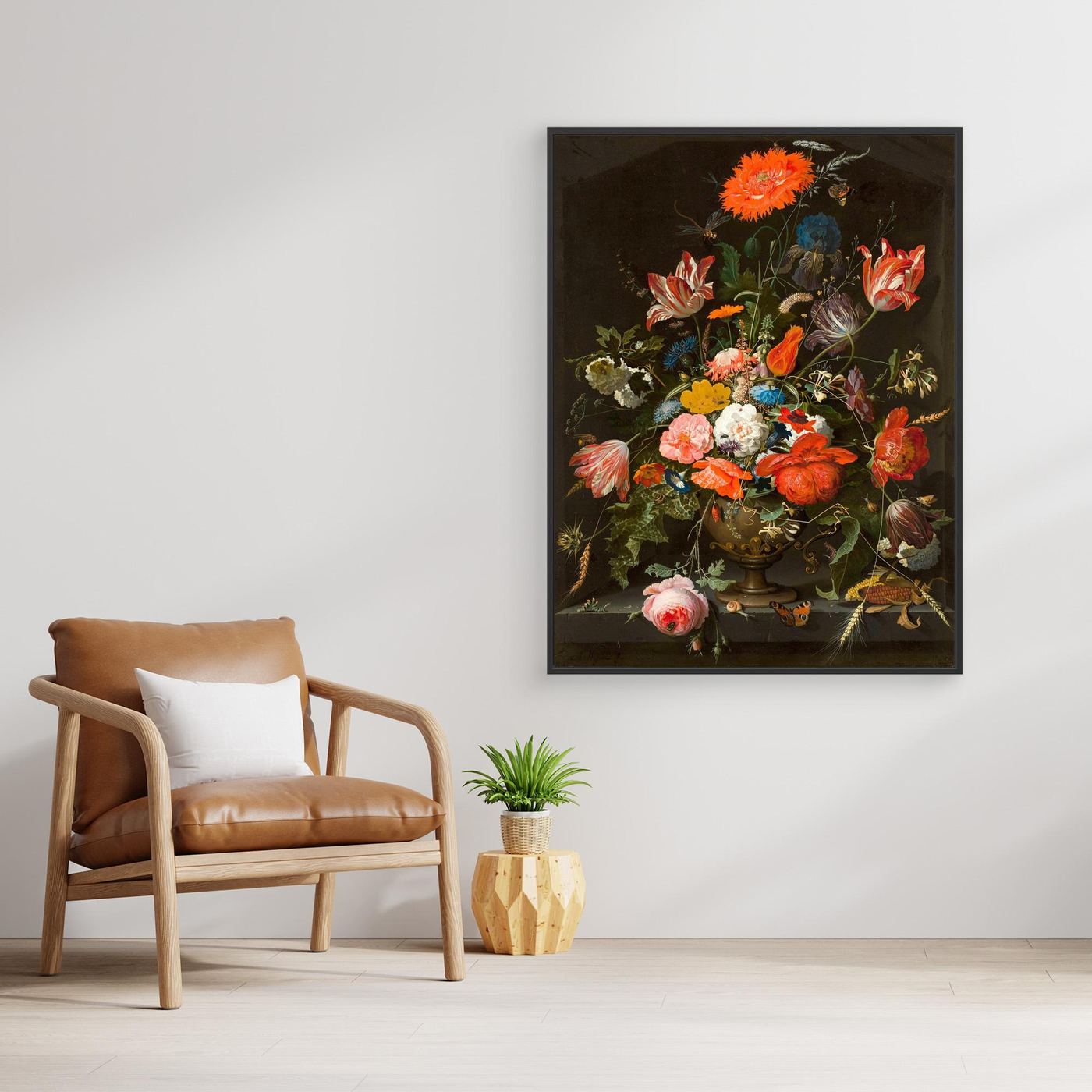 Dutch Floral Still Life | Vintage Flower Bouquet Oil Painting