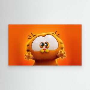 Cute Orange Cartoon Cat Character Art