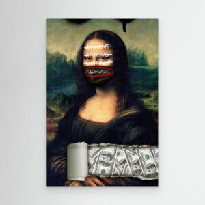 Modern Mona Lisa Pop Art | Contemporary Classic Artwork Collage