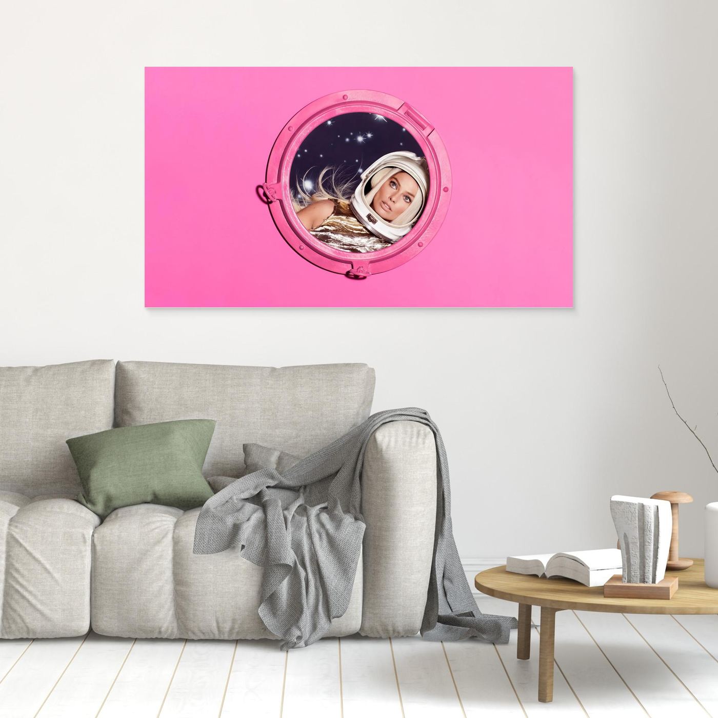 Pink Astronaut Aesthetic Space 4K Wallpaper