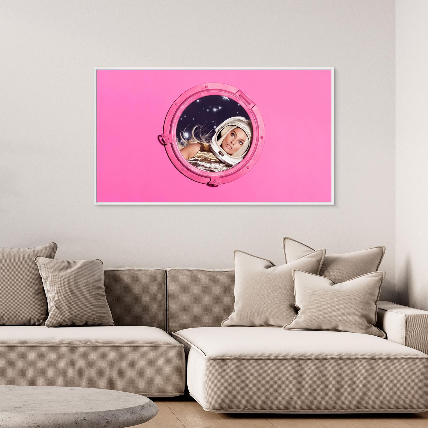 Pink Astronaut Aesthetic Space 4K Wallpaper