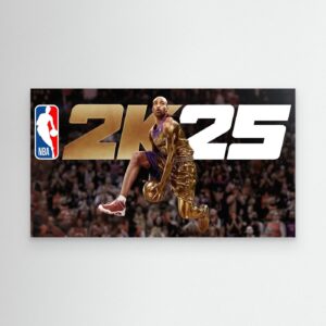 NBA 2K25 Vince Carter Golden Slam Dunk Artwork