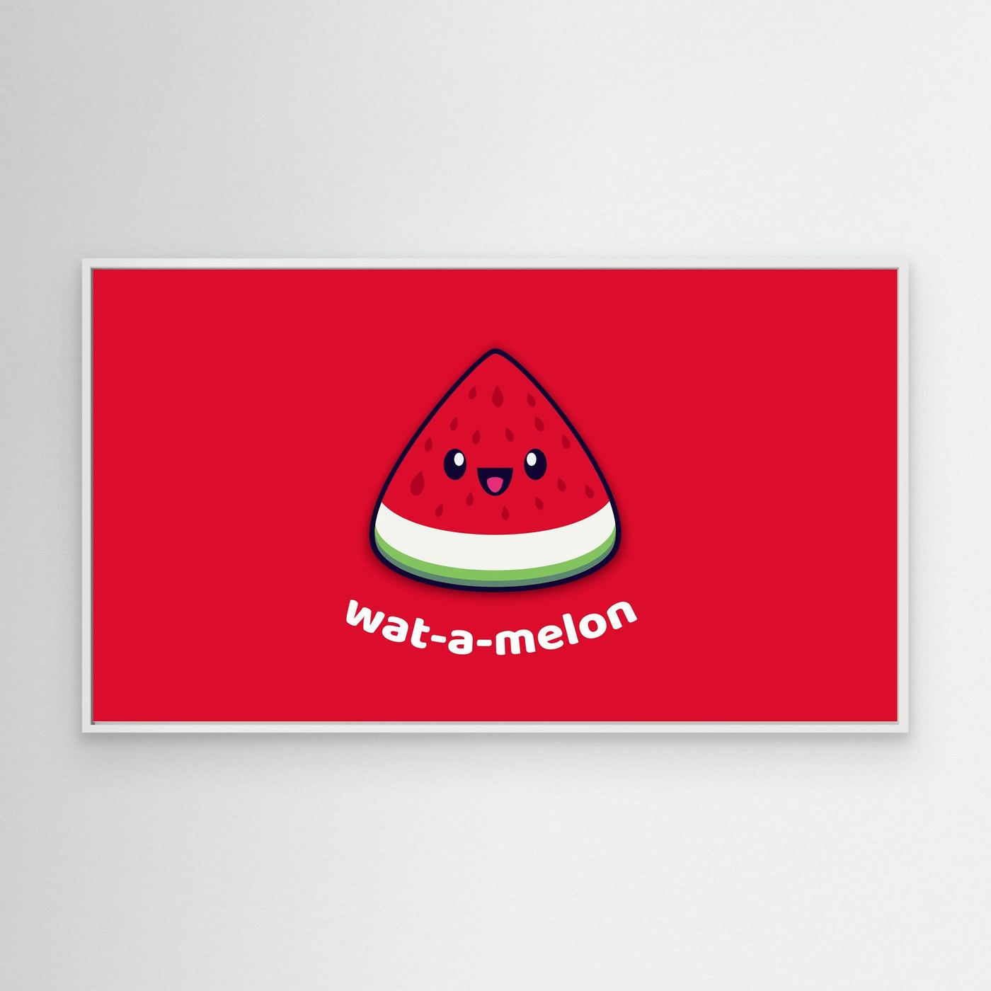 Cute Watermelon Kawaii Illustration 4K Wallpaper