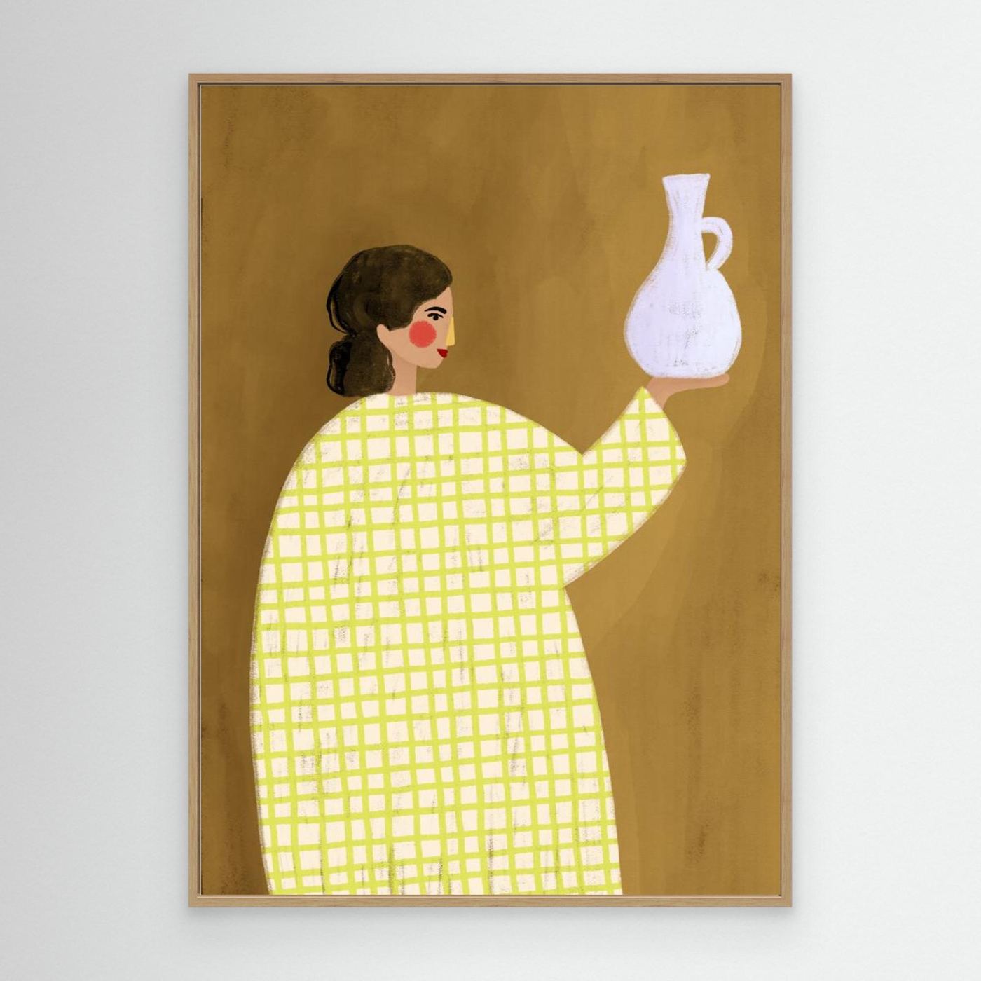 The Woman With Vase by Bea Müller