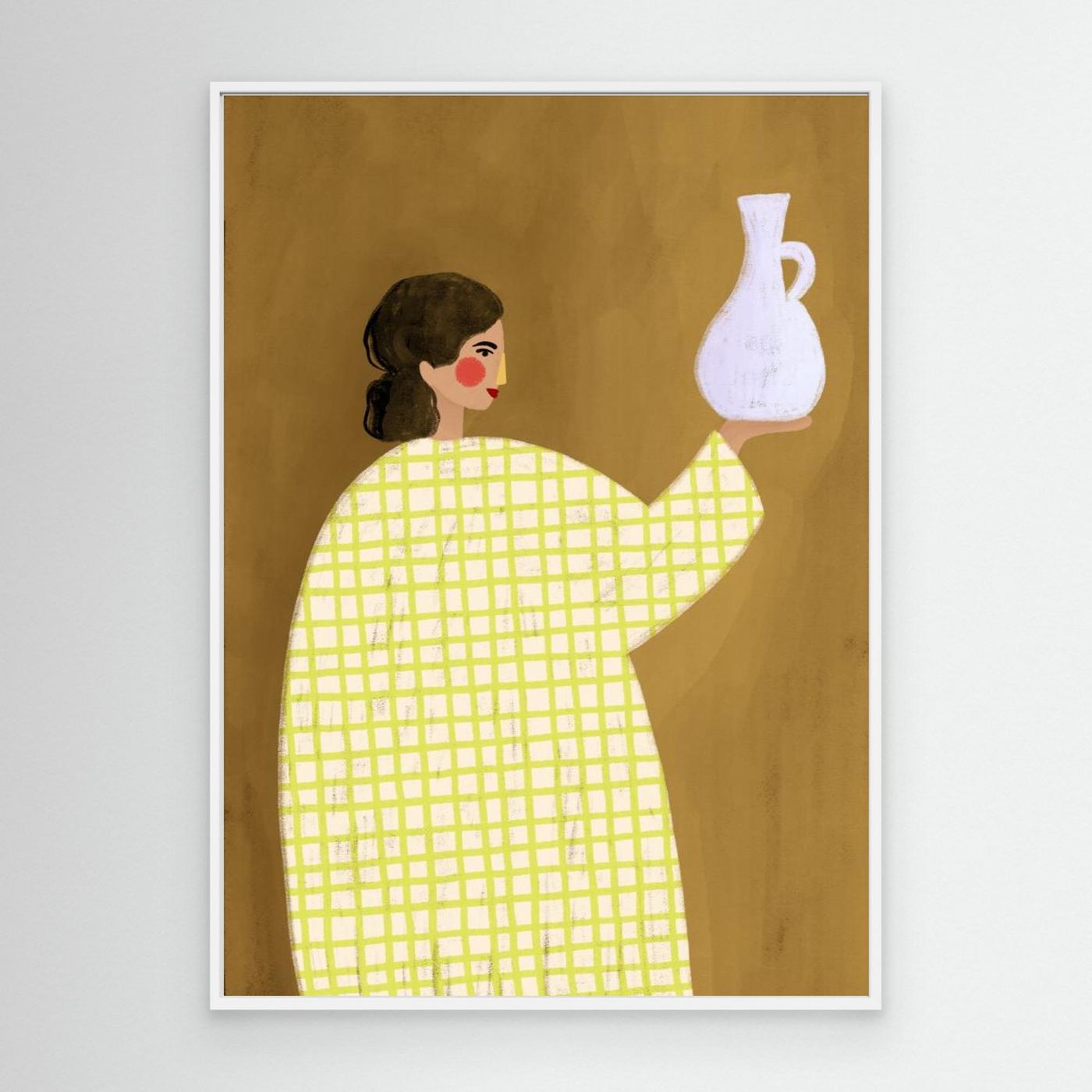 The Woman With Vase by Bea Müller