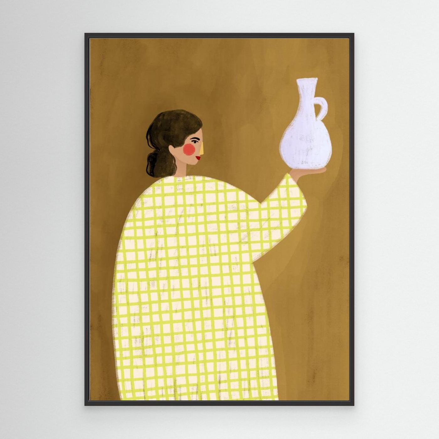 The Woman With Vase by Bea Müller