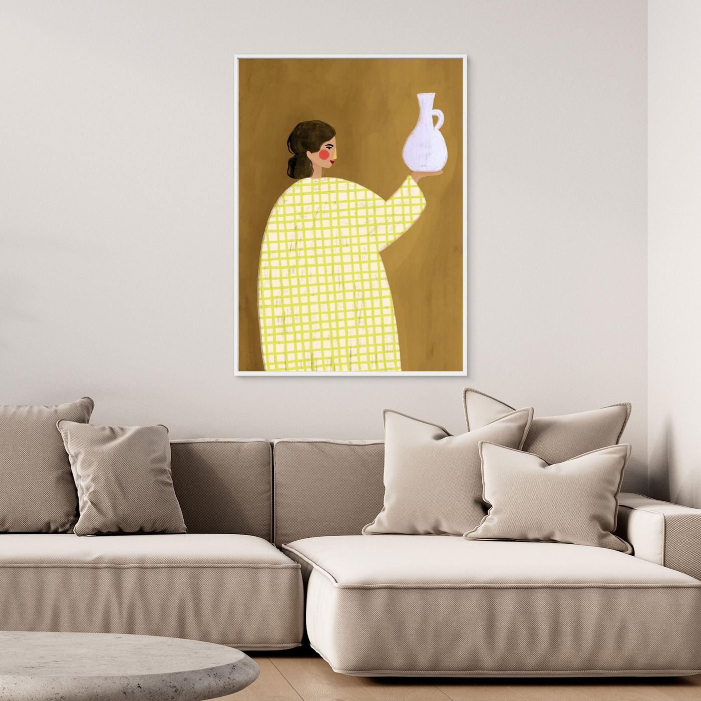 The Woman With Vase by Bea Müller