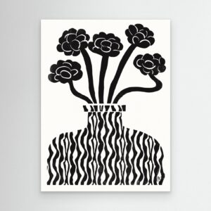 Vase and Flowers 03 by The Printable Studio