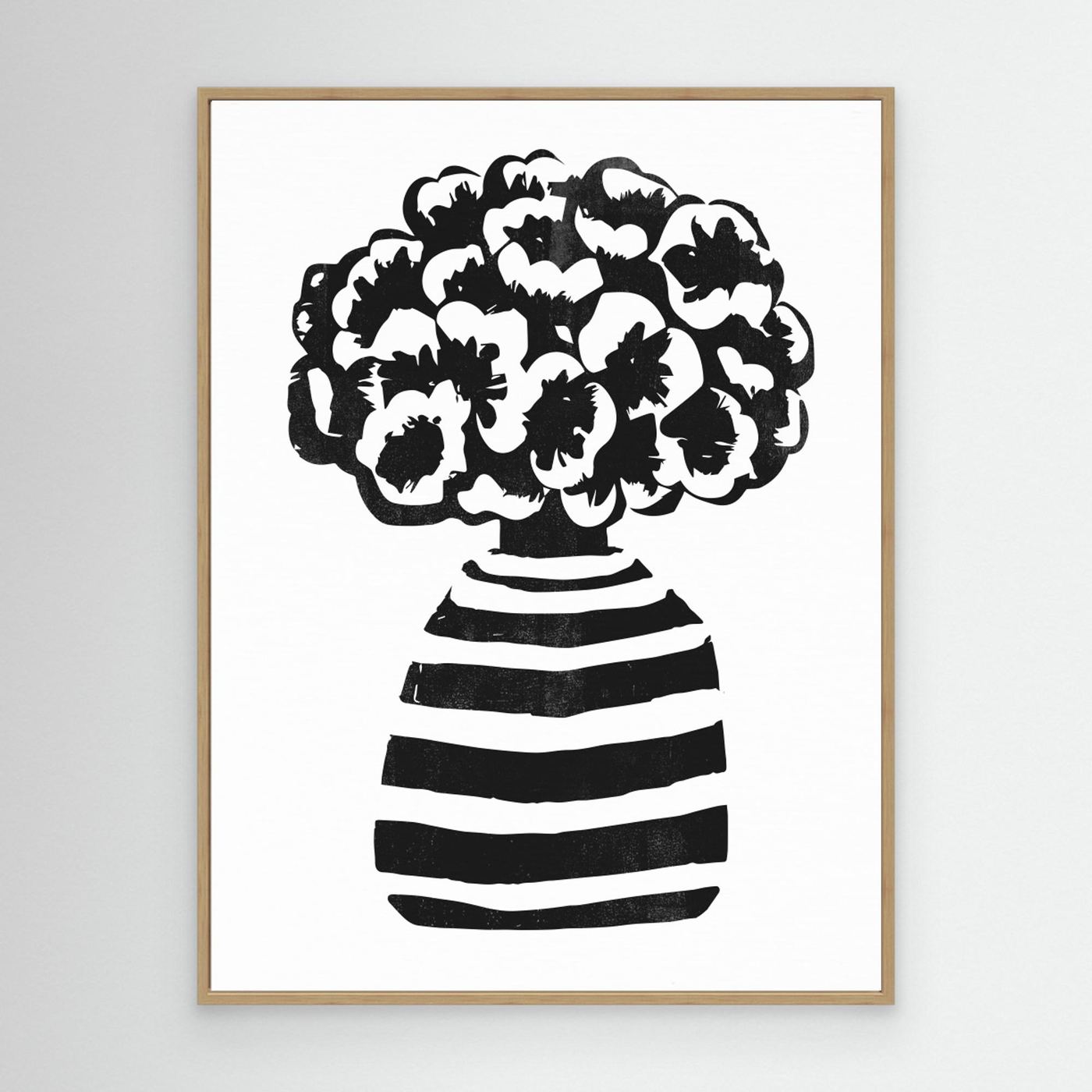 Vase Striped by The Printable Studio