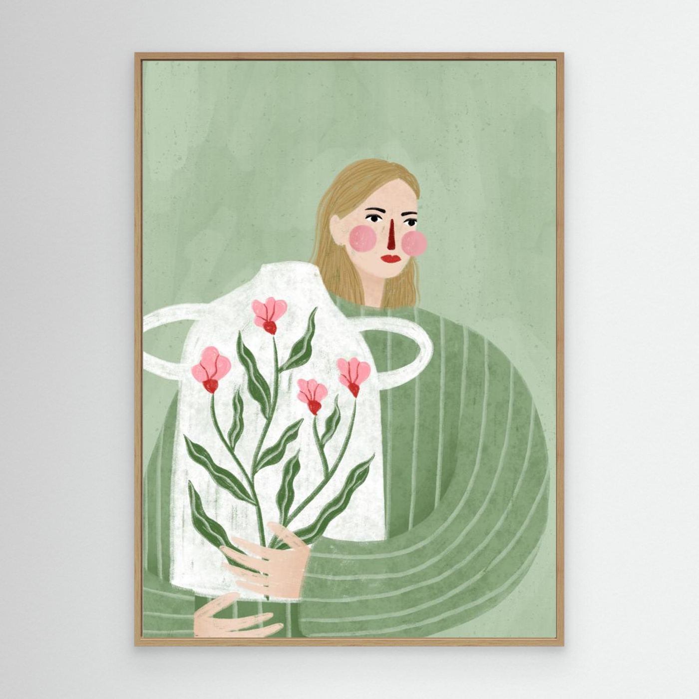 The Woman With He Vase by Bea Müller