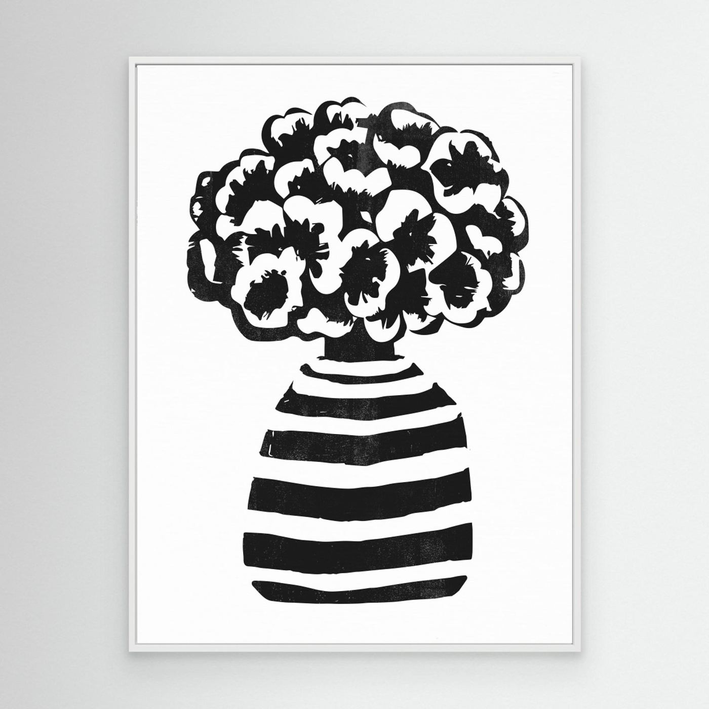 Vase Striped by The Printable Studio
