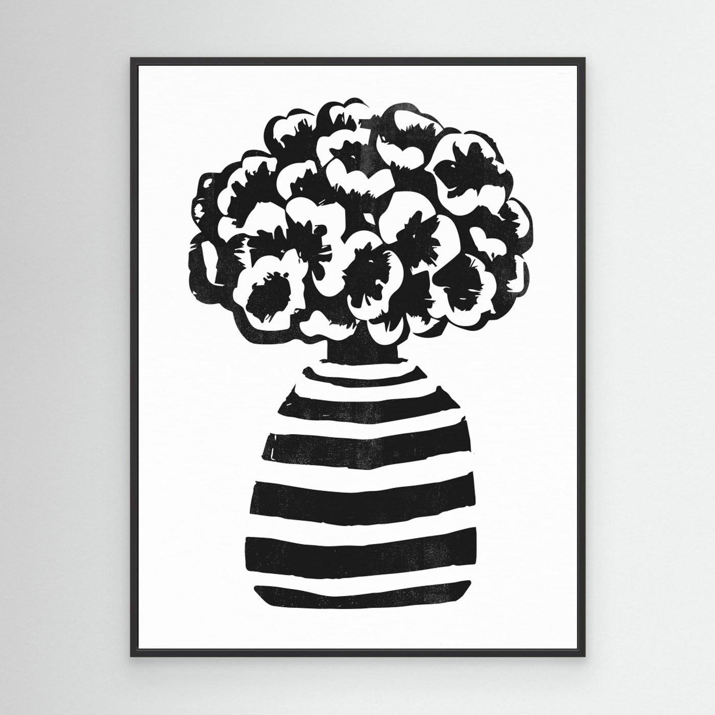 Vase Striped by The Printable Studio