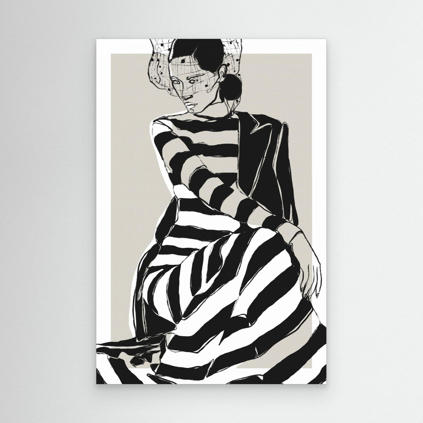 Striped Dress by Treechild