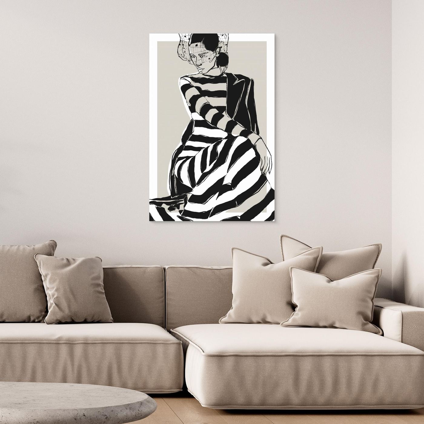 Striped Dress by Treechild