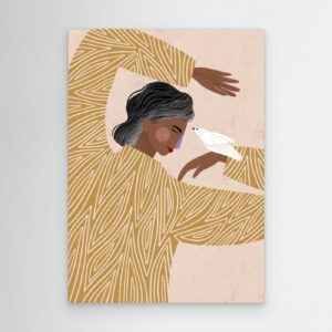 The Woman With He Bird by Bea Müller