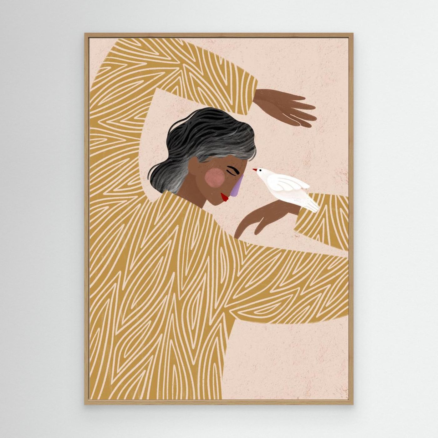 The Woman With He Bird by Bea Müller