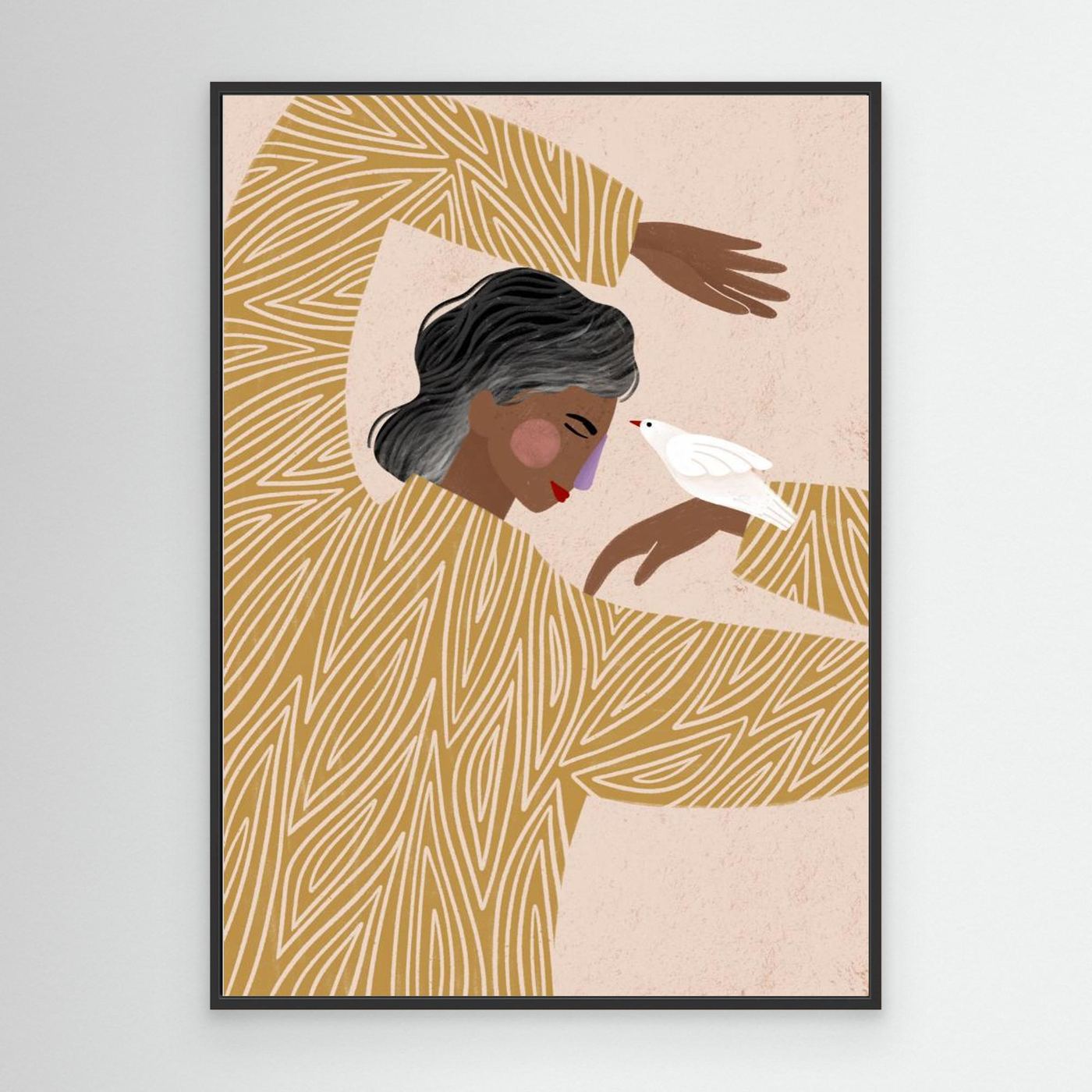 The Woman With He Bird by Bea Müller