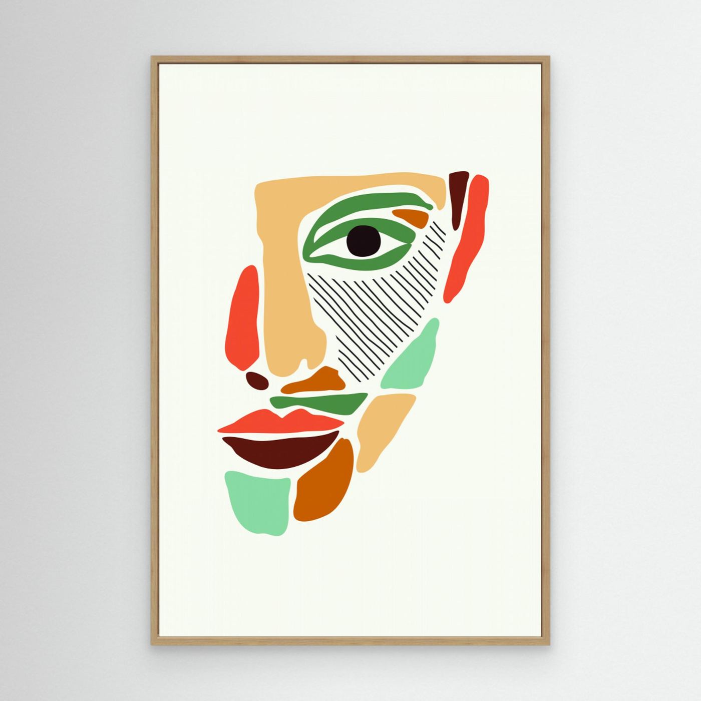 Color Abstract Faces #2 by Jay Stanley