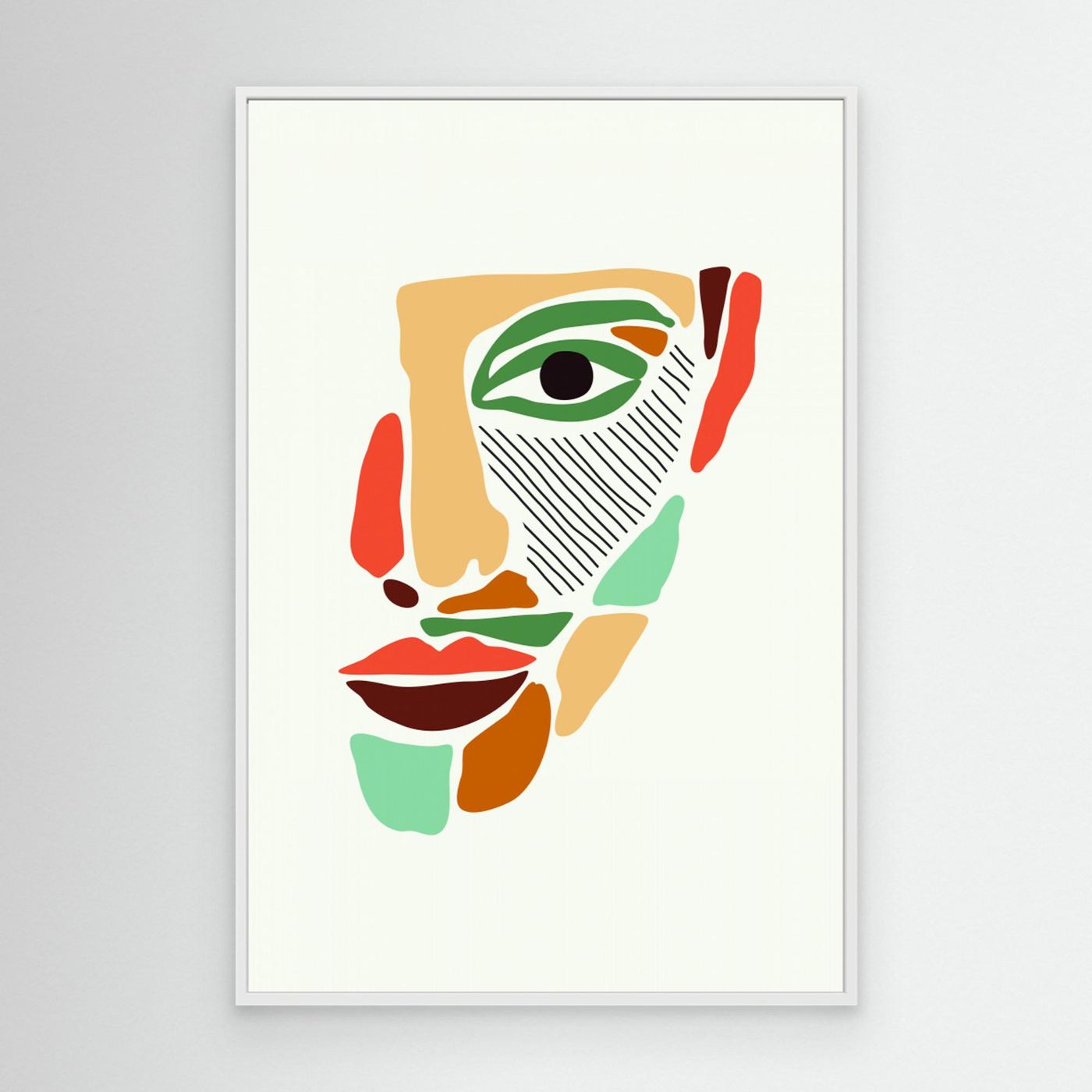 Color Abstract Faces #2 by Jay Stanley