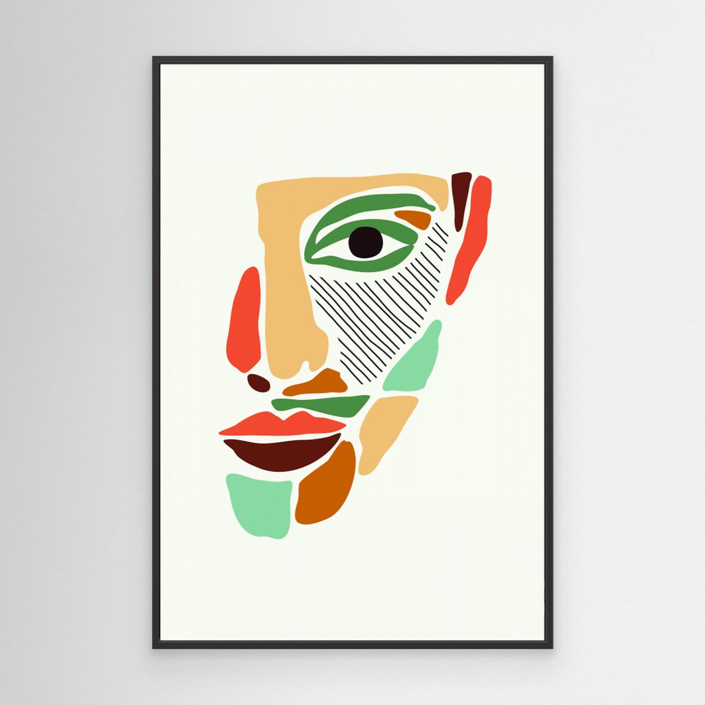 Color Abstract Faces #2 by Jay Stanley