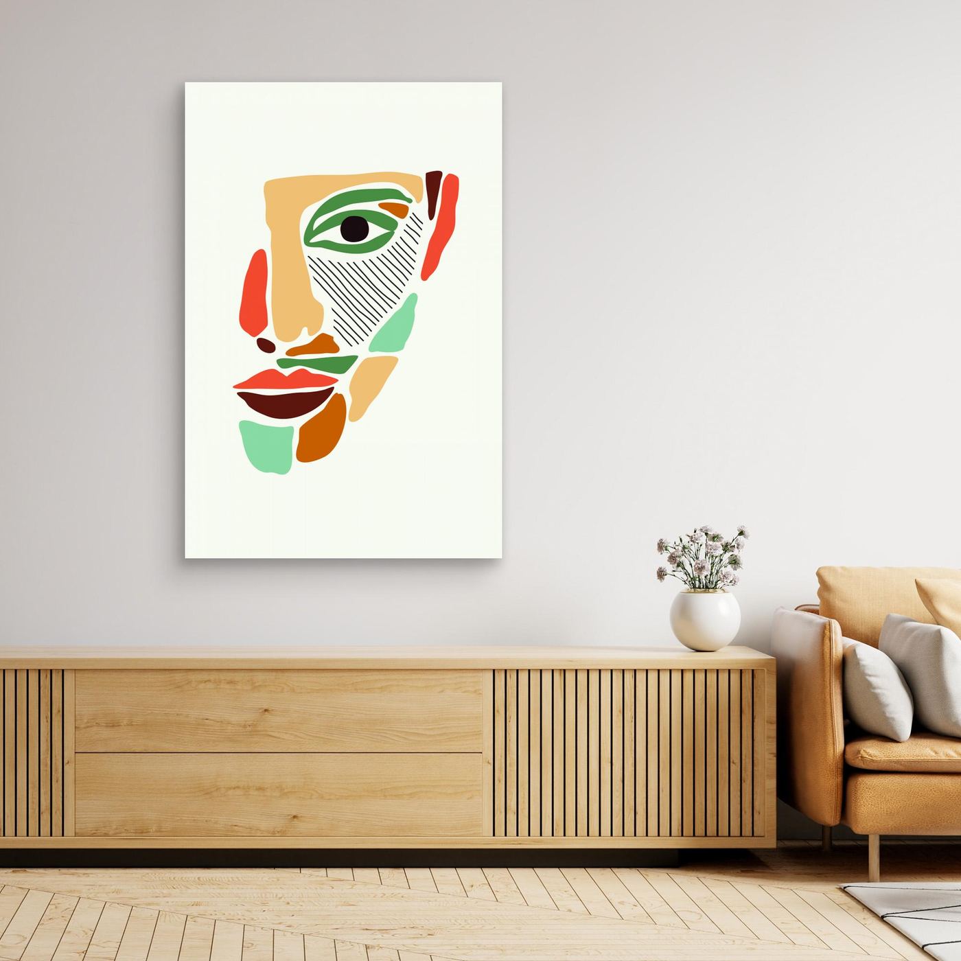 Color Abstract Faces #2 by Jay Stanley