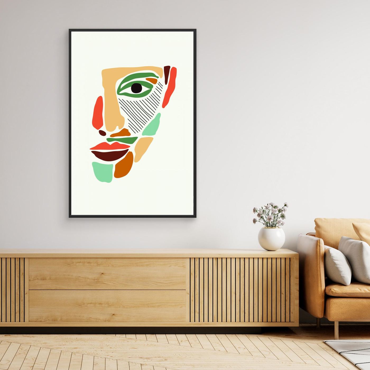 Color Abstract Faces #2 by Jay Stanley