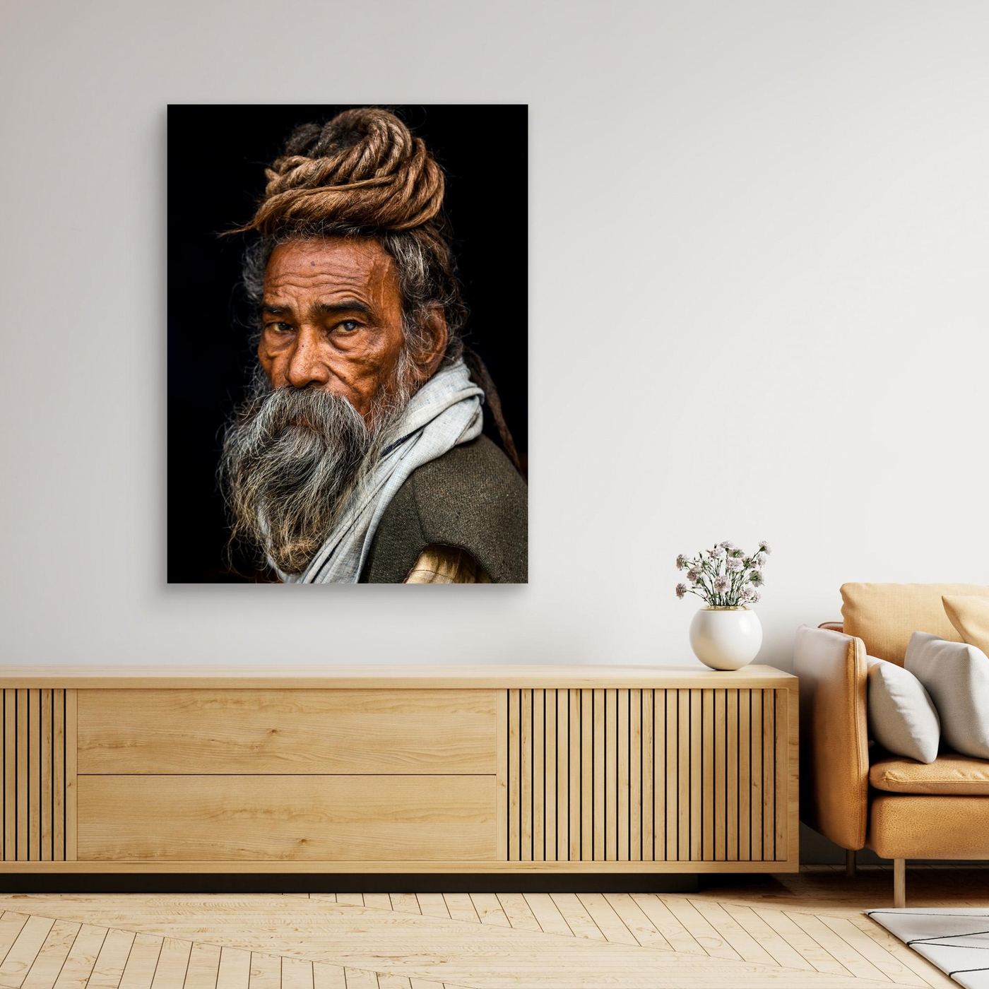 Portrait of a Sadhu... by Rakesh J.V