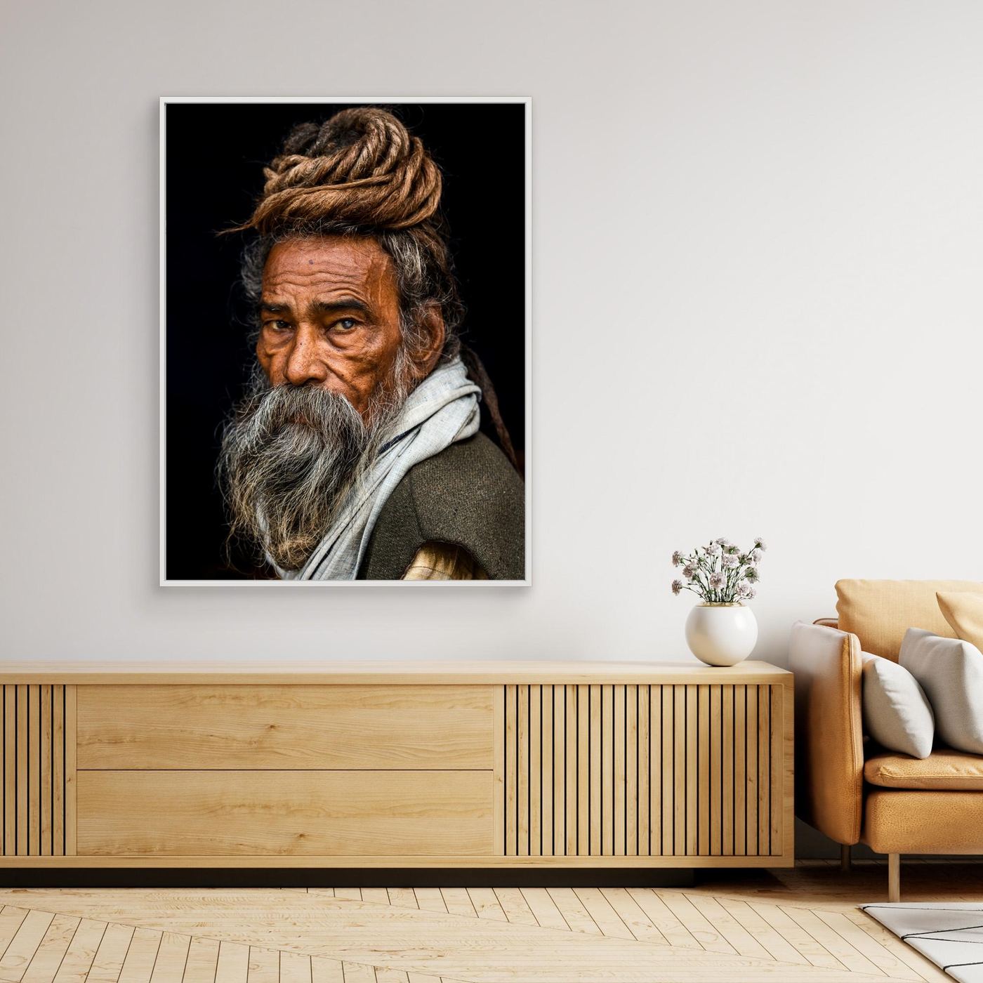 Portrait of a Sadhu... by Rakesh J.V