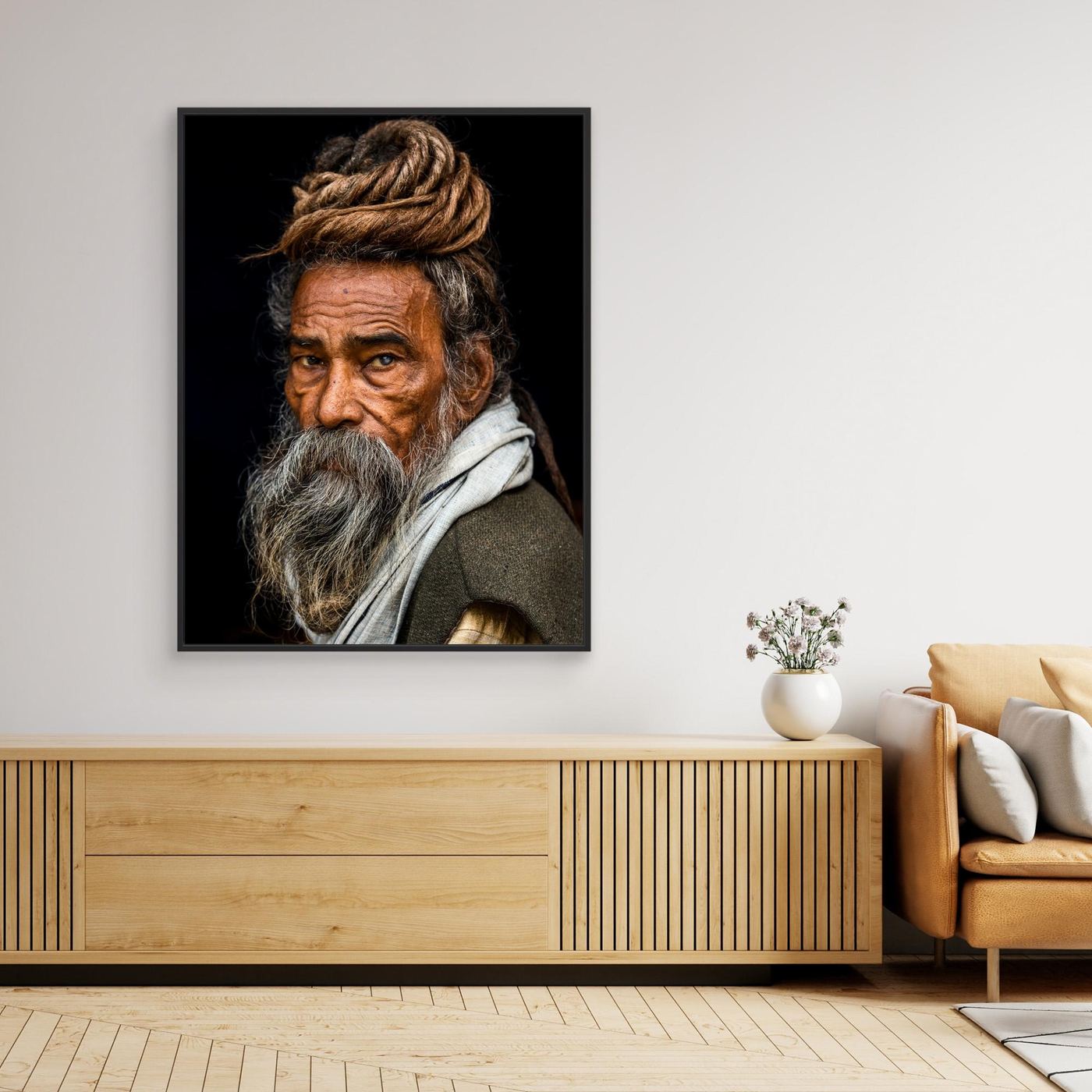 Portrait of a Sadhu... by Rakesh J.V
