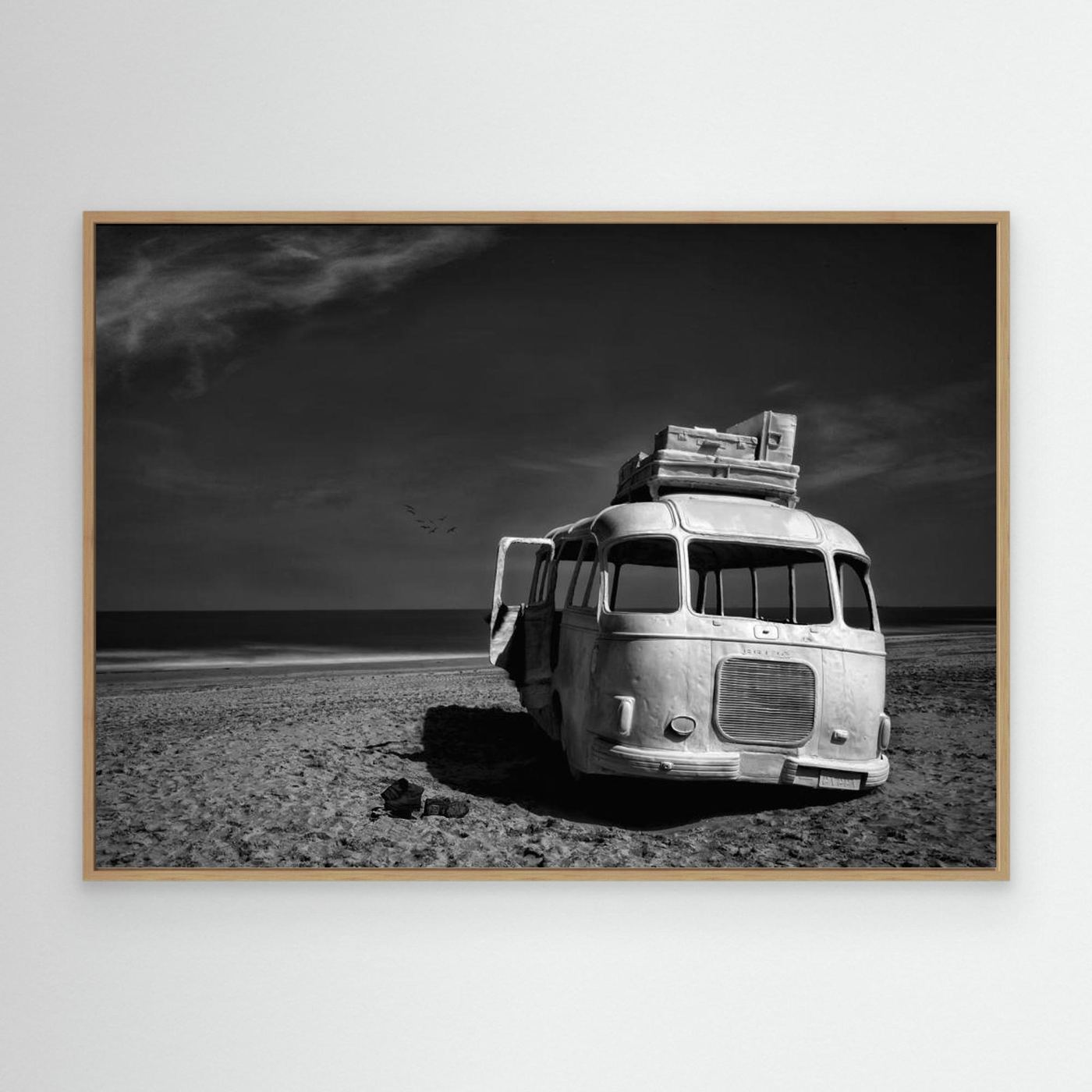 Beached Bus by Yvette Depaepe