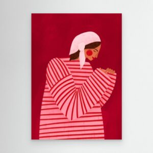 The Woman With the Red Stripes by Bea MĂĽller